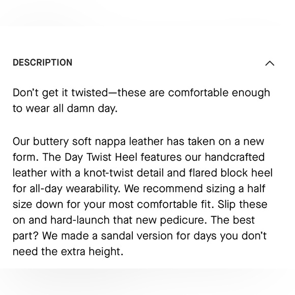 Everlane black Day Twist Heel - Picture 7 of 9